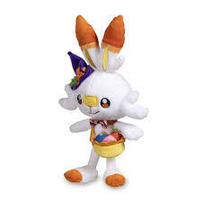Pokemon Pumpkin Celebration Scorbunny Exclusive 9.75-Inch Plush